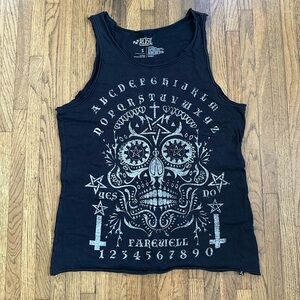 RUDE Skull Tank Top S